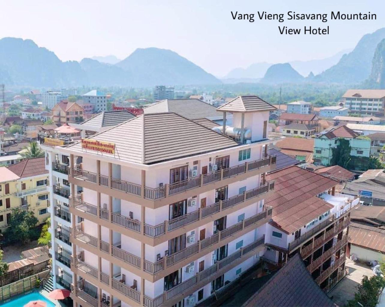 Vangvieng Sisavang Mountain View Hotel Vangviang Kültér fotó