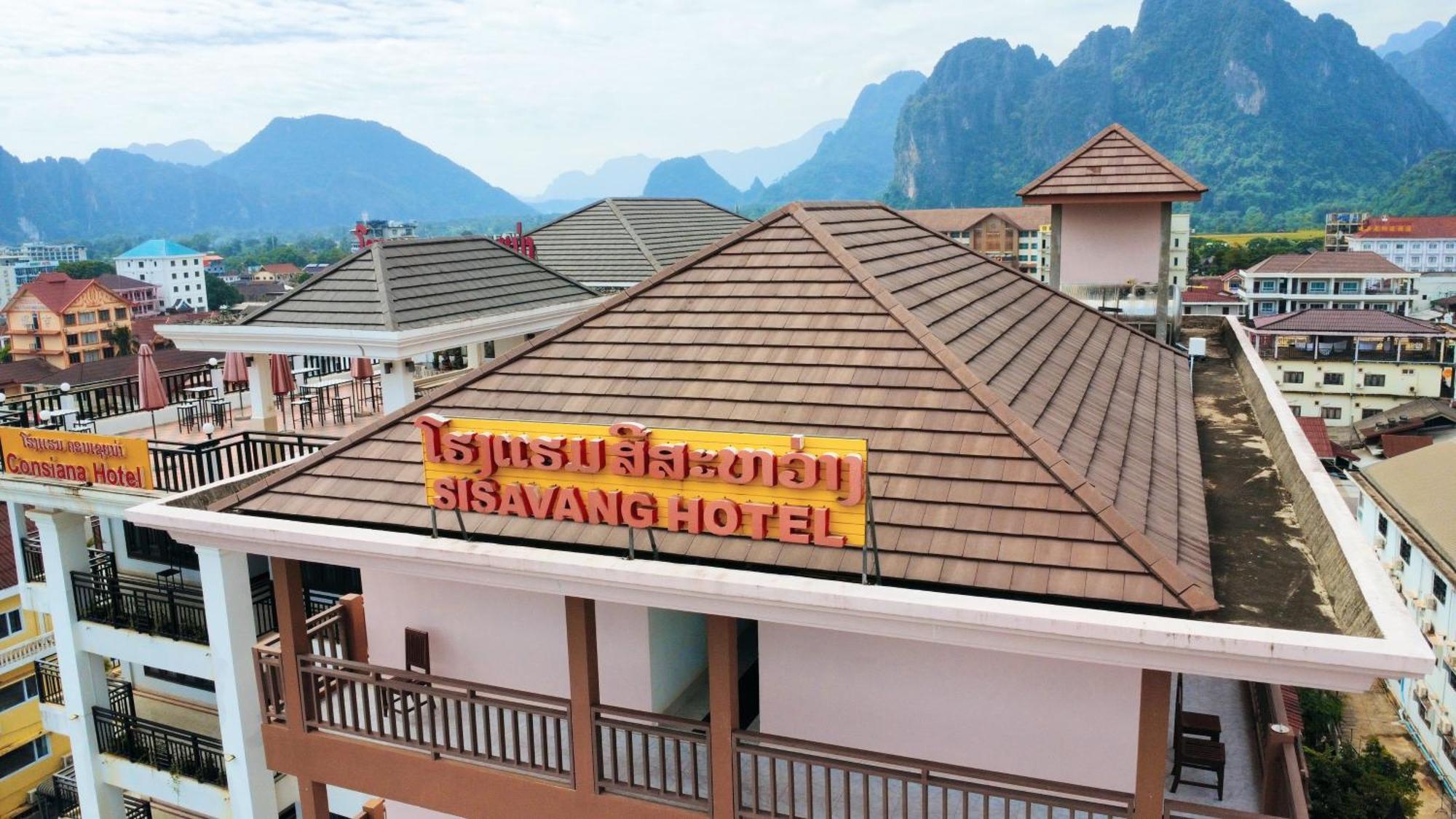 Vangvieng Sisavang Mountain View Hotel Vangviang Kültér fotó